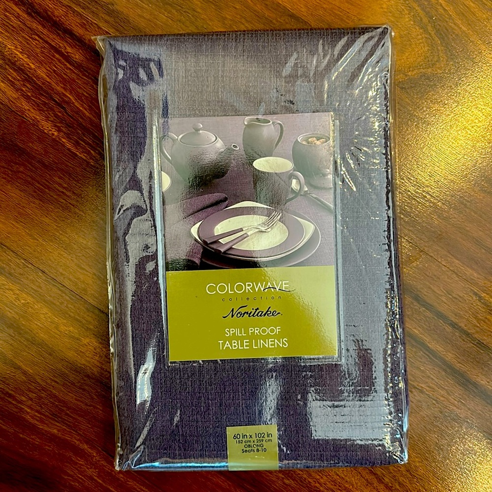 Spill proof table linen purple /plum
60x 102in
152x 259cm
Oblong
Seats 8-10